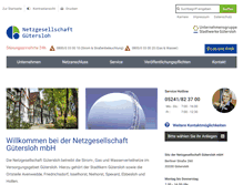 Tablet Screenshot of netze-gt.de